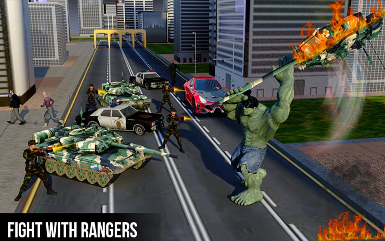 Superhero Monster Grand City Battle Game Screenshot