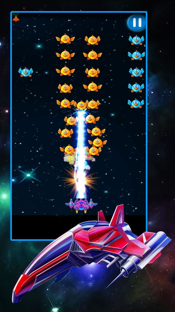 Chicken Shooter: Galaxy Attack screenshot game