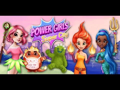 Screenshot of the video of Power Girls Super City