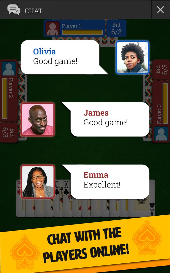 Spades Online: Trickster Cards screenshot game