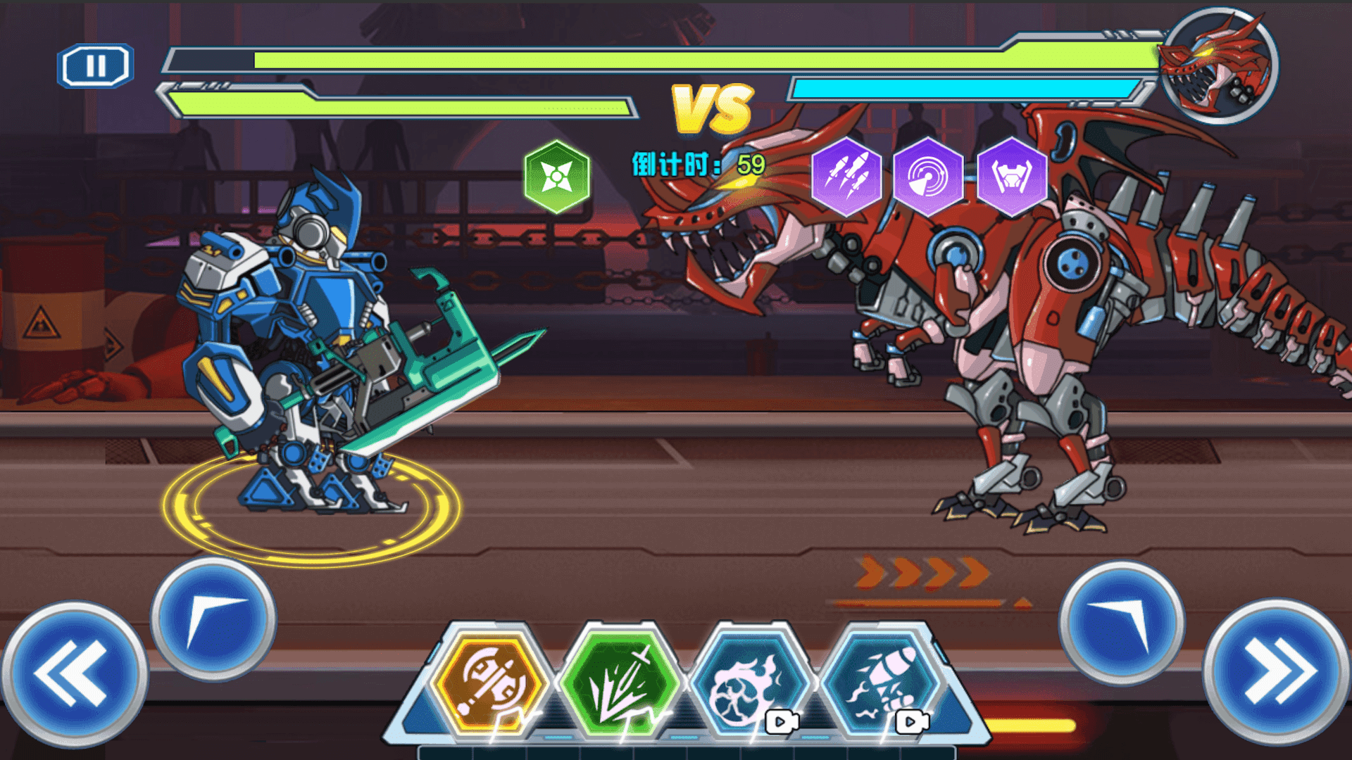 Mech Dinosaur Arena - Battle ゲームのスクリーンショット