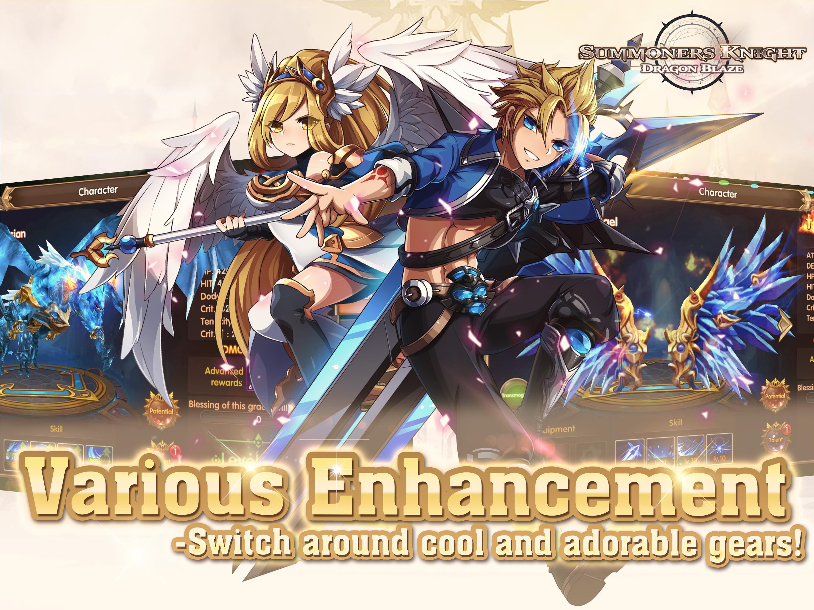 Summoners Knight: Dragon Blaze Game Screenshot