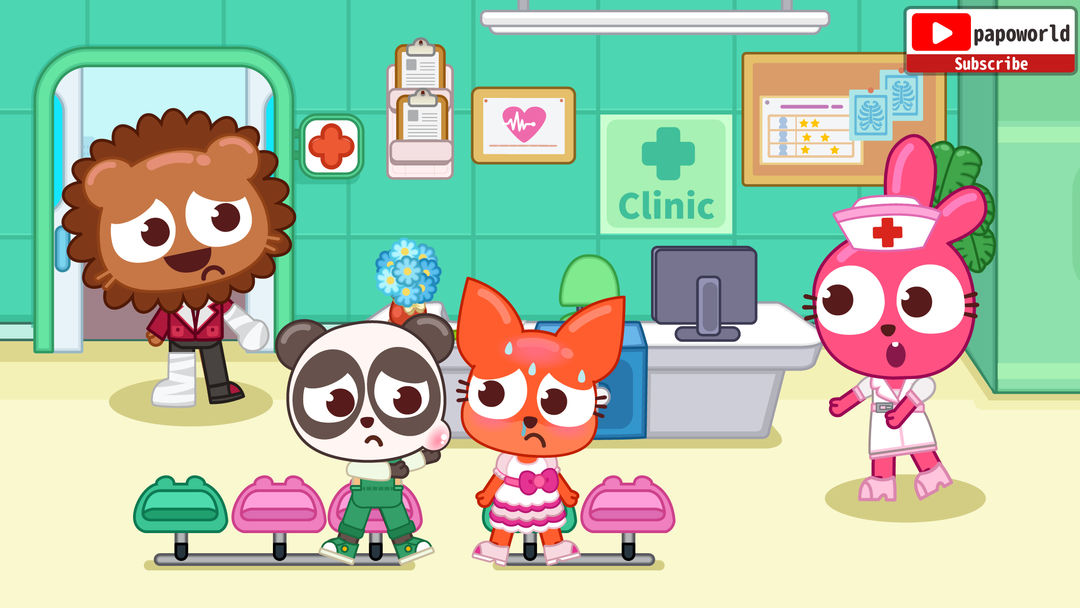 泡泡小鎮社區診所-醫院模擬經營遊戲遊戲截圖