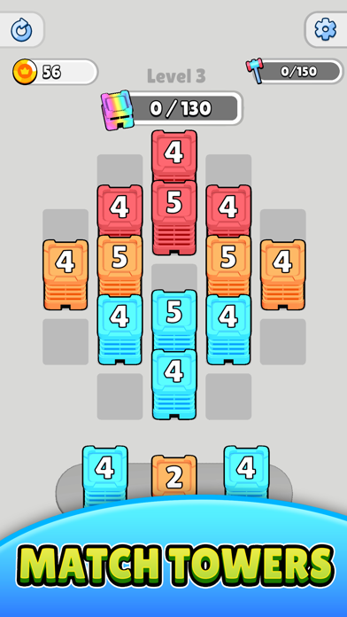 Tower Stack 3D Game Screenshot