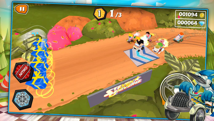 Screenshot of Formula Cartoon All-Stars – Crazy Cart Racing with Your Favorite Cartoon Network Characters