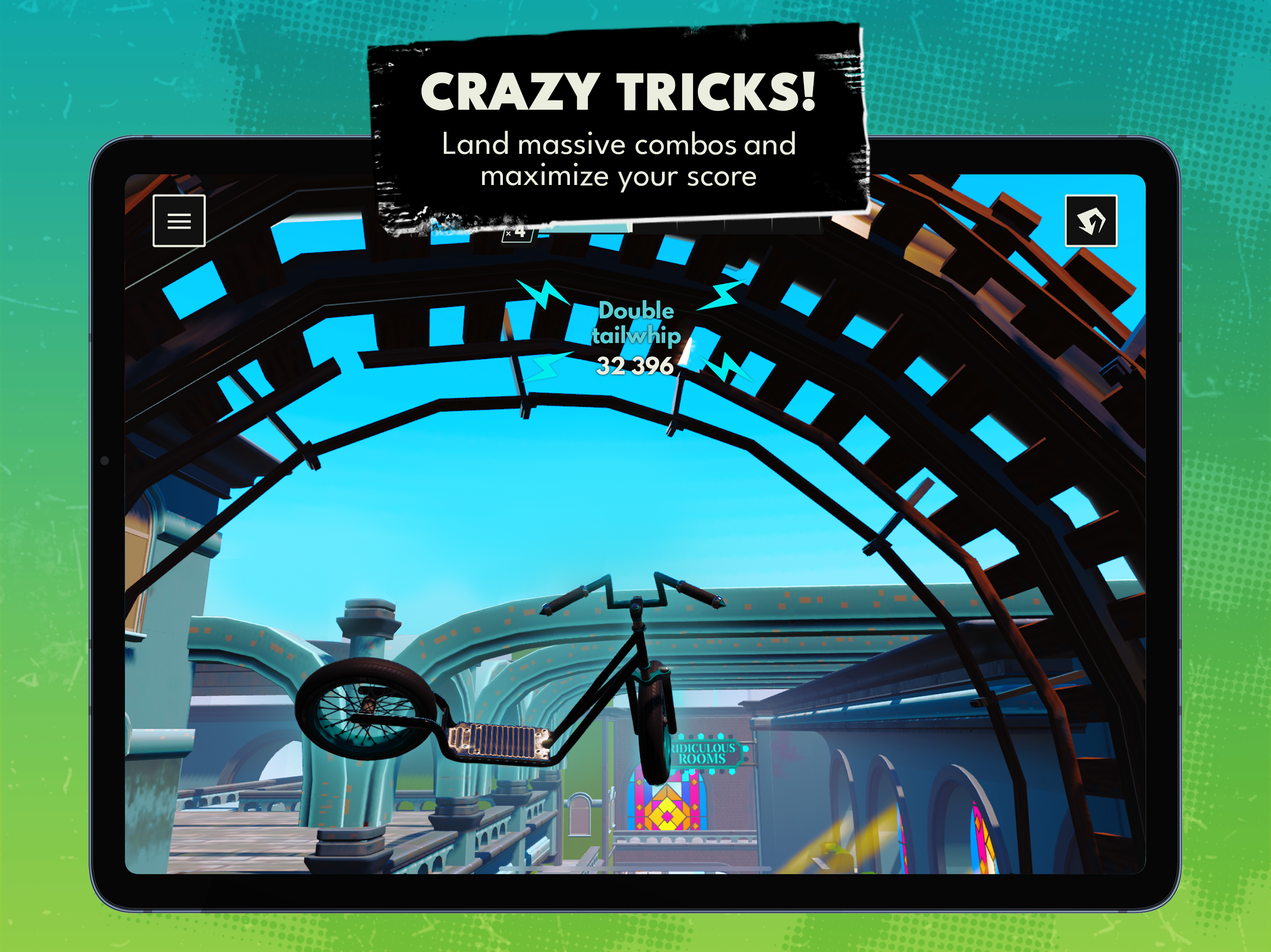Touchgrind Scooter Game Screenshot