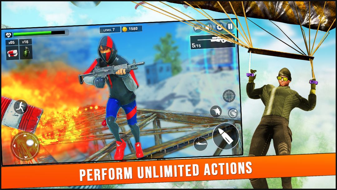 Survival Battlegrounds - Free Fire Battle Royale ภาพหน้าจอเกม