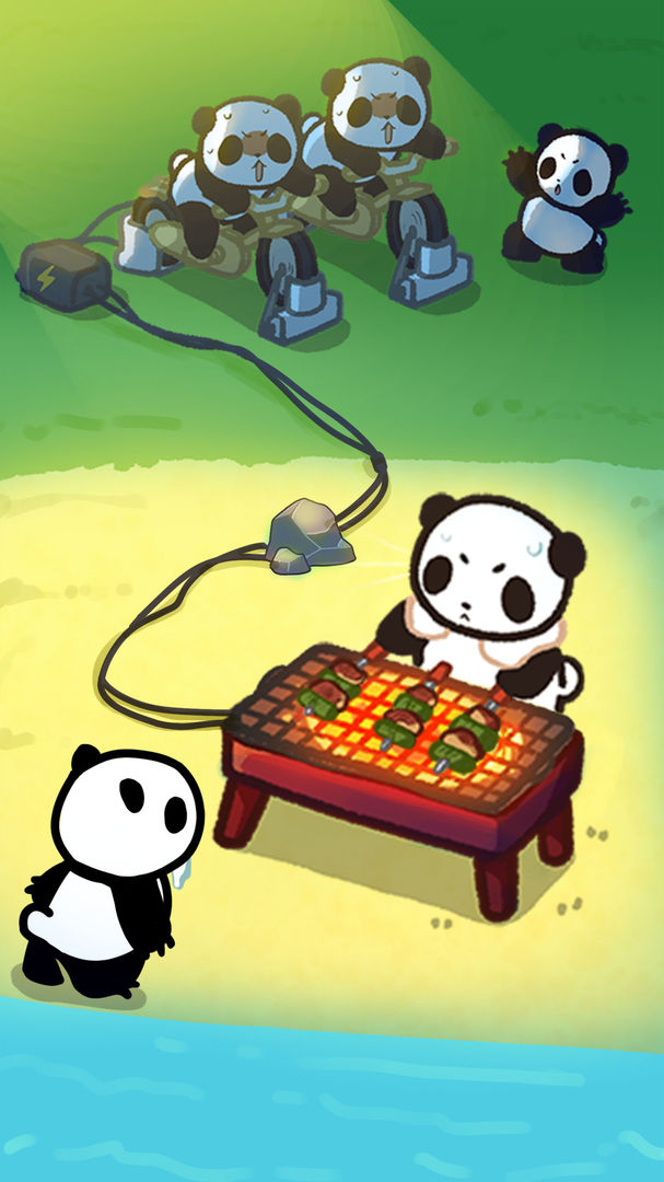 熊猫创造露营岛 게임 스크린 샷