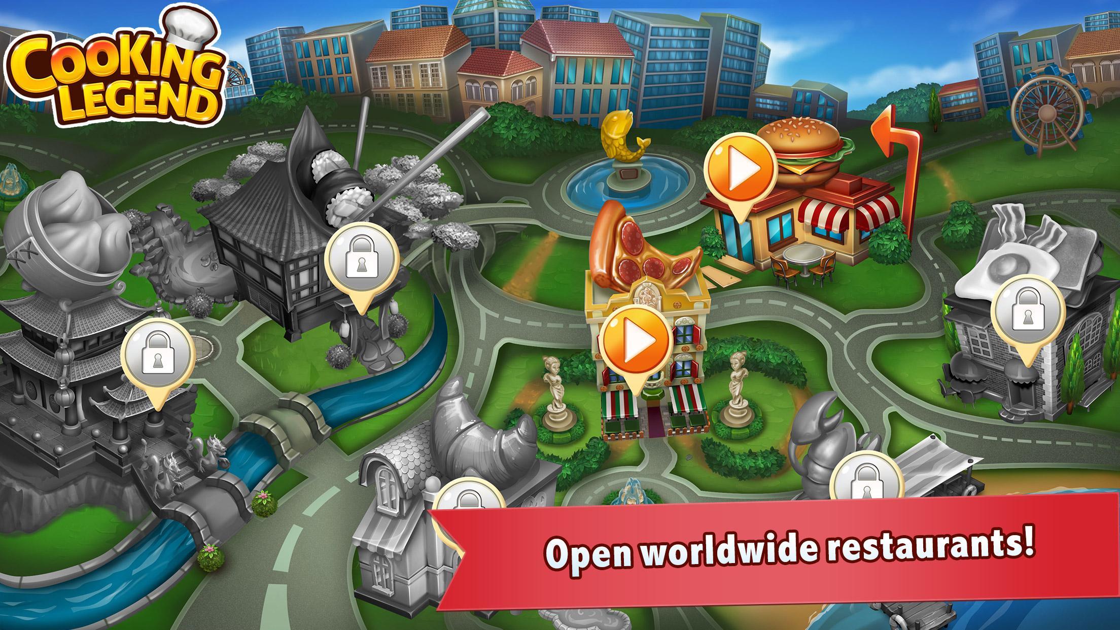 Cooking Legend Fun Restaurant Game Screenshot