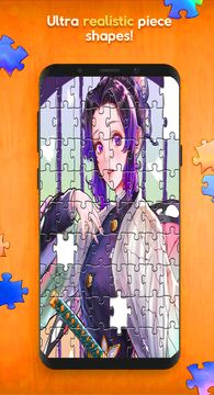 Shinobu Kocho Anime Puzzle 게임 스크린샷