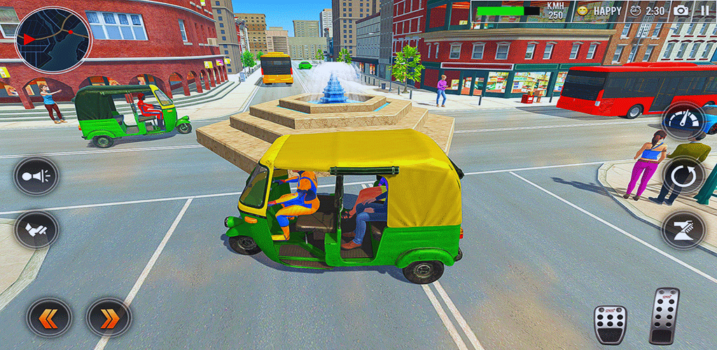 Tuk Tuk Auto Game ゲームのスクリーンショット