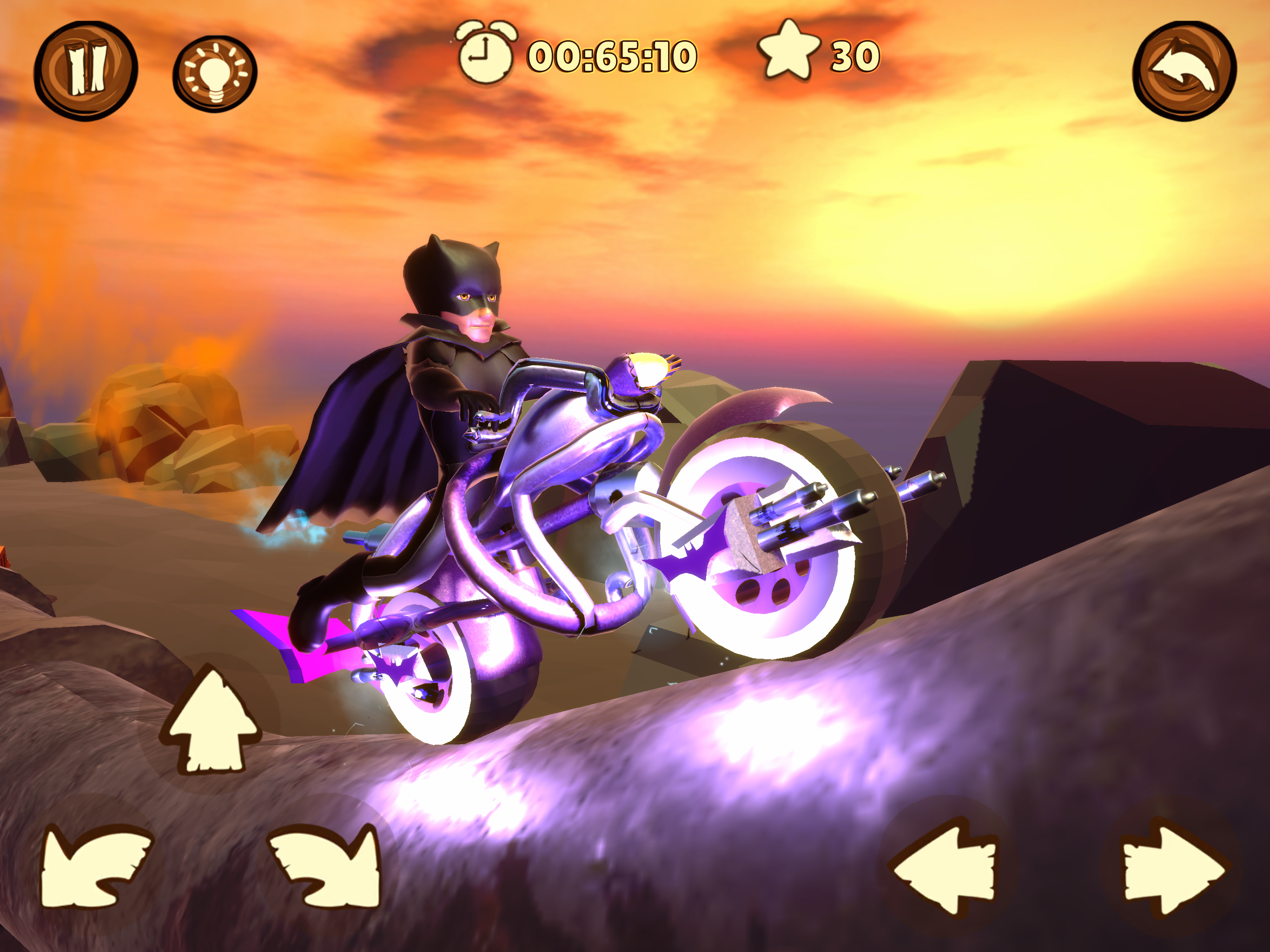 Screenshot of Dark Riders - Bike Game