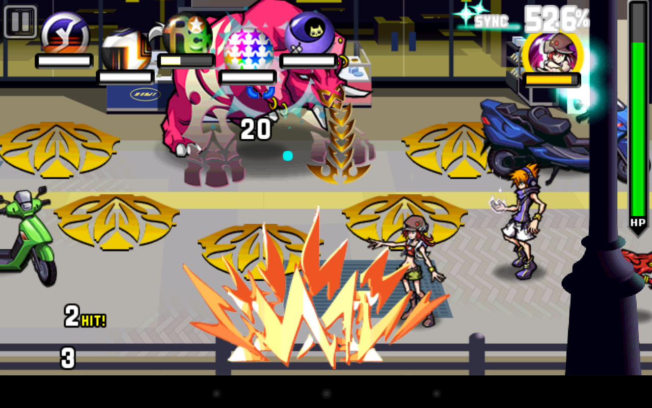 The World Ends with You: Solo Remix Game Screenshot