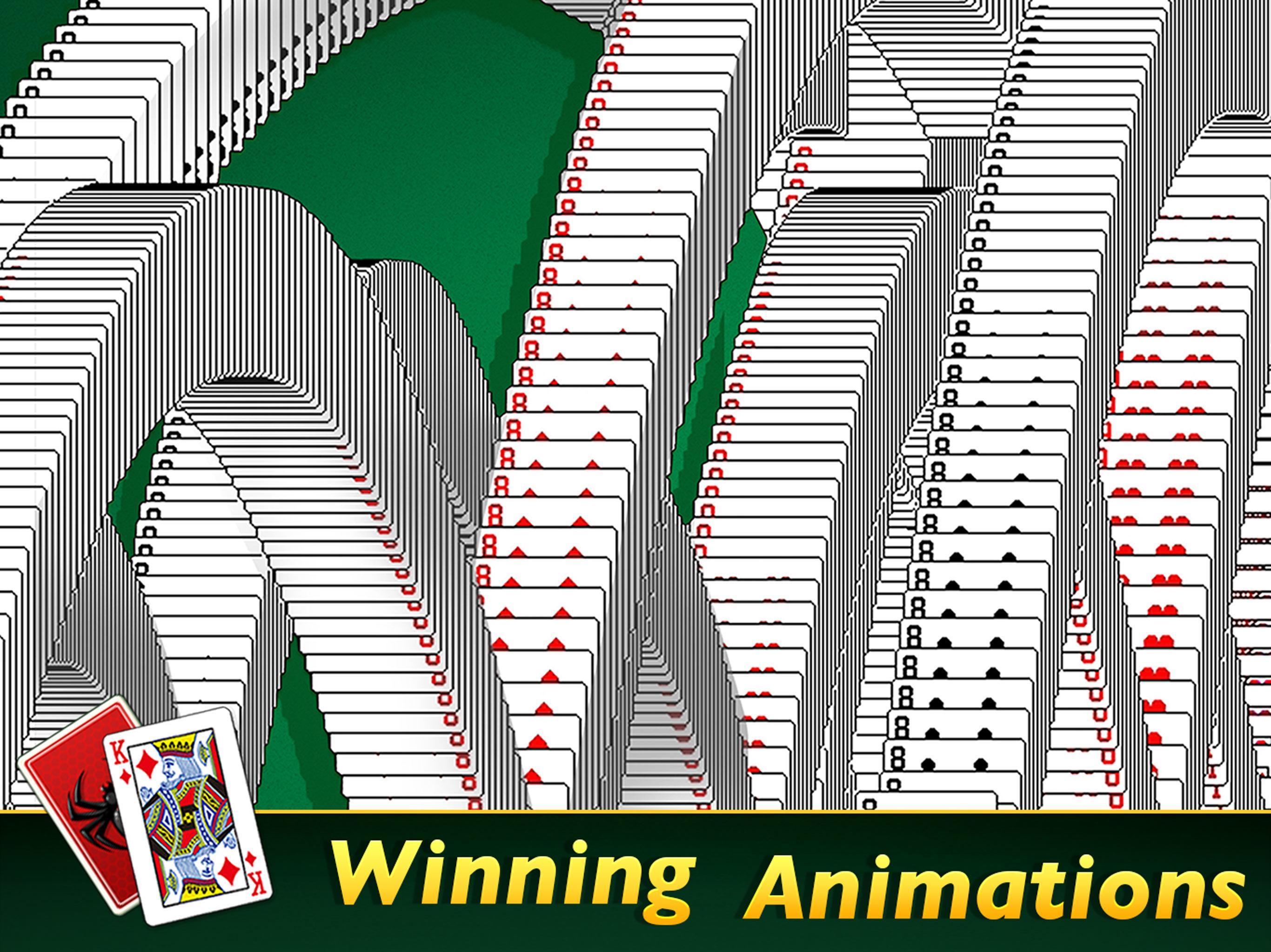 Spider Solitaire Game Screenshot