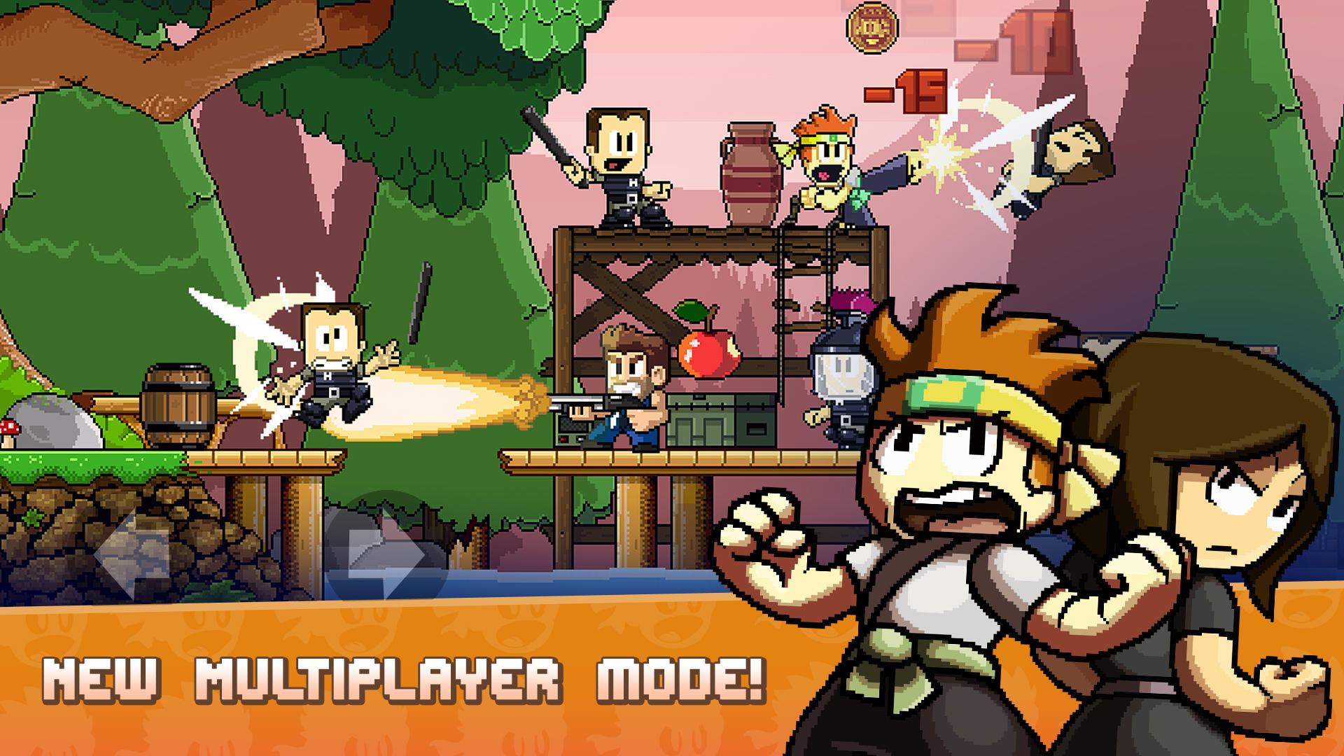 Dan the Man: Action Platformer Game Screenshot
