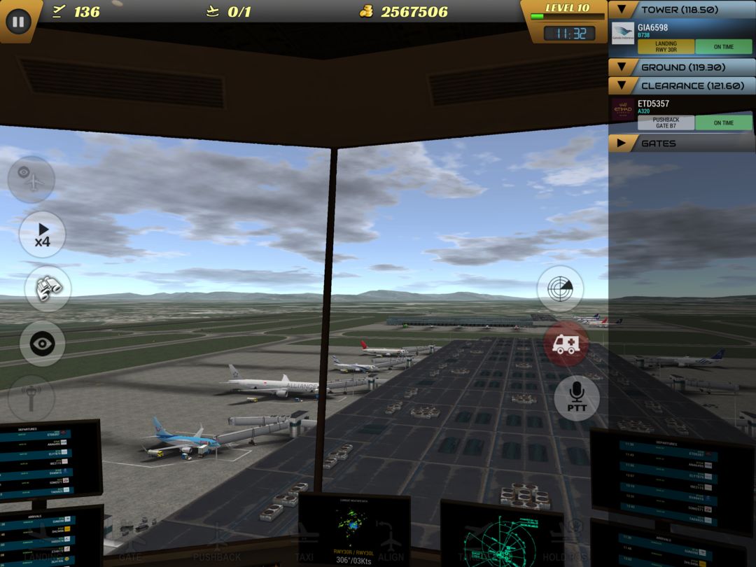 Unmatched Air Traffic Control ภาพหน้าจอเกม