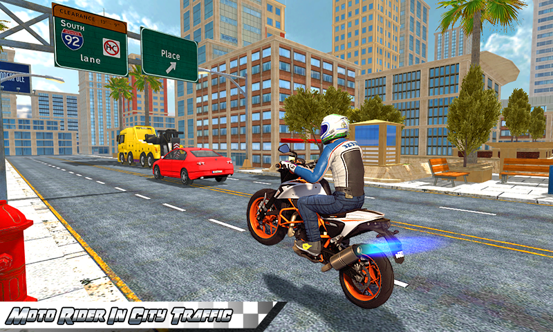 Moto Racing Traffic Game Screenshot