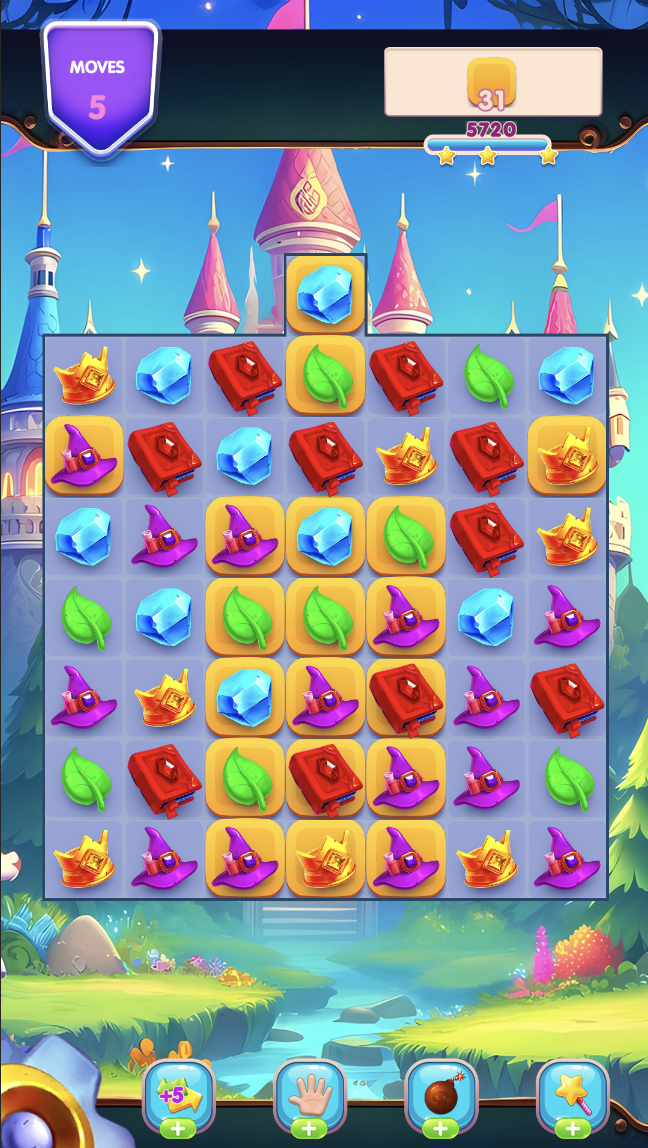 Elemental Match Game Screenshot