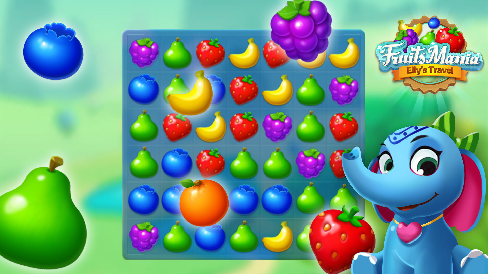 Скриншот игры Fruits Mania : Elly’s travel