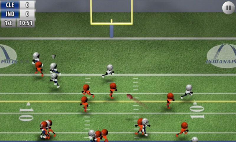 Screenshot of Stickman Football - The Bowl