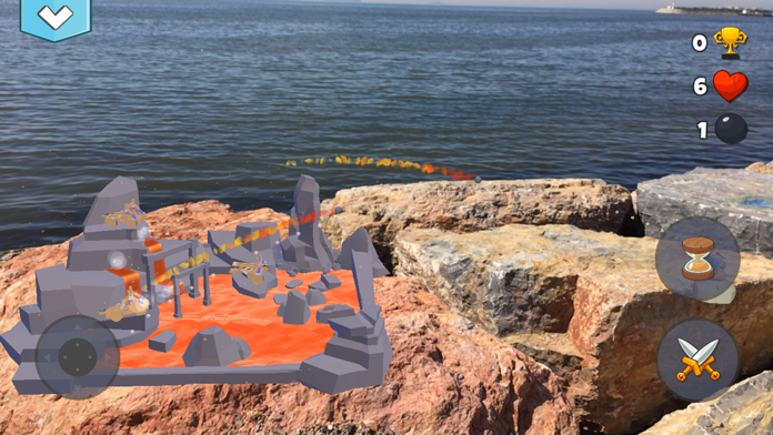 Bombaroom AR Game Screenshot