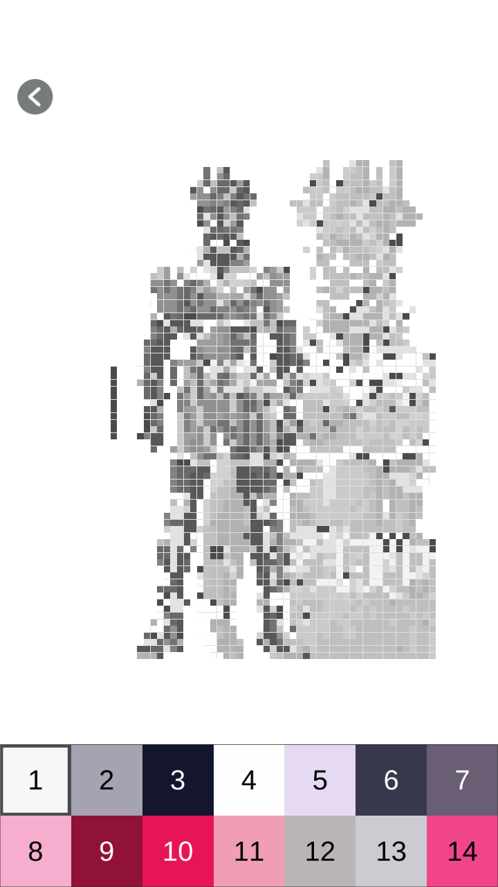 Screenshot of Kamen Rider Japan Pixel Art