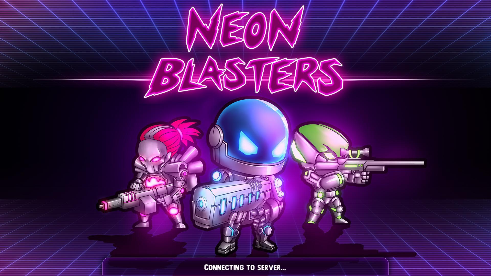 Banner of ហ្គេម Neon Blasters អ្នកលេងច្រើន។ 