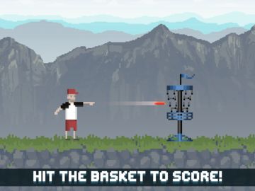 Скриншот игры Pixel Disc Golf 2