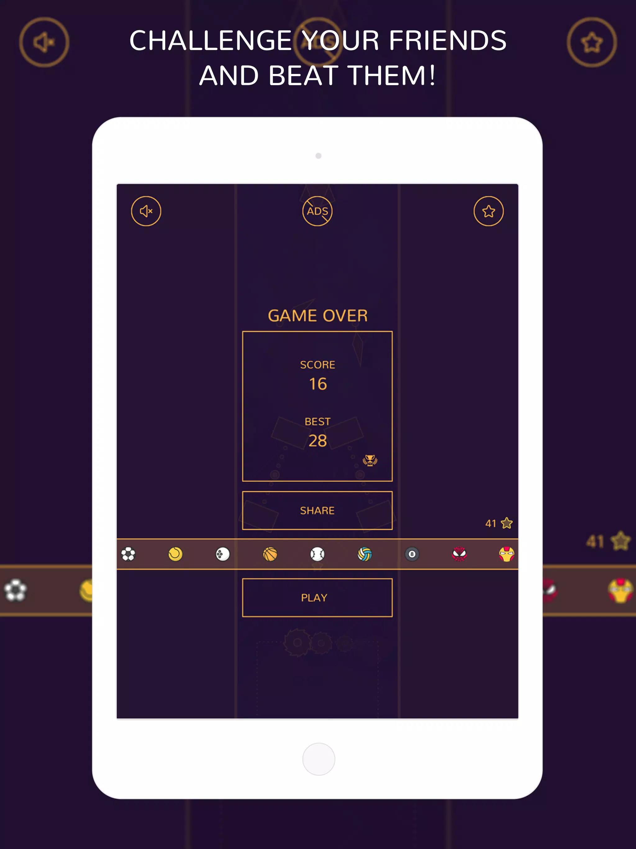Fall Down Challenge Game Screenshot