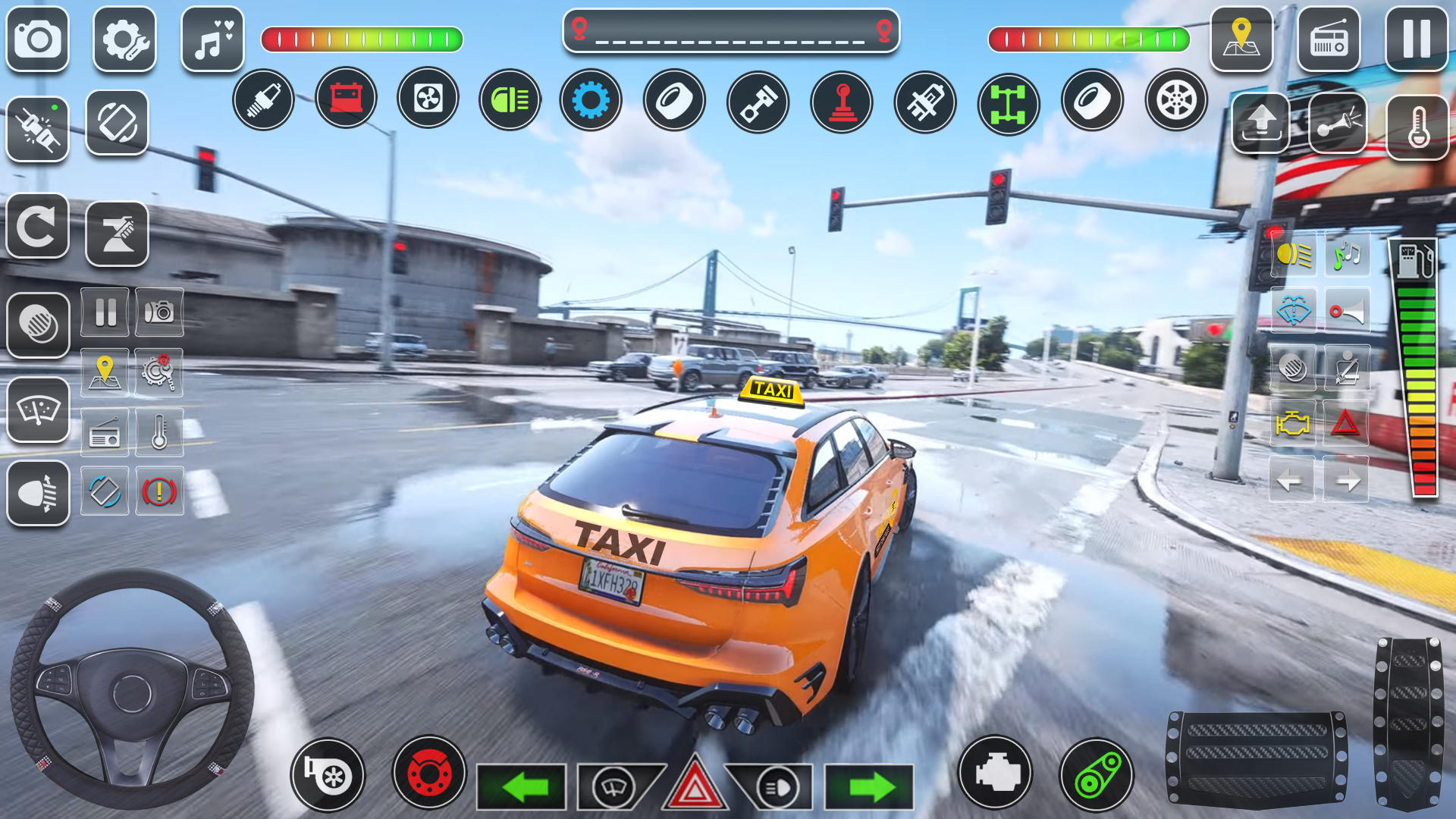 US Taxi Game 2023-Taxi Games Game Screenshot