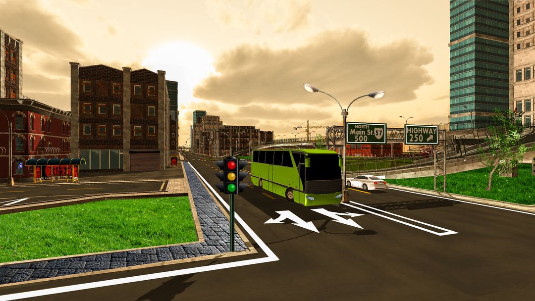City Coach Bus Simulator Drive 게임 스크린 샷