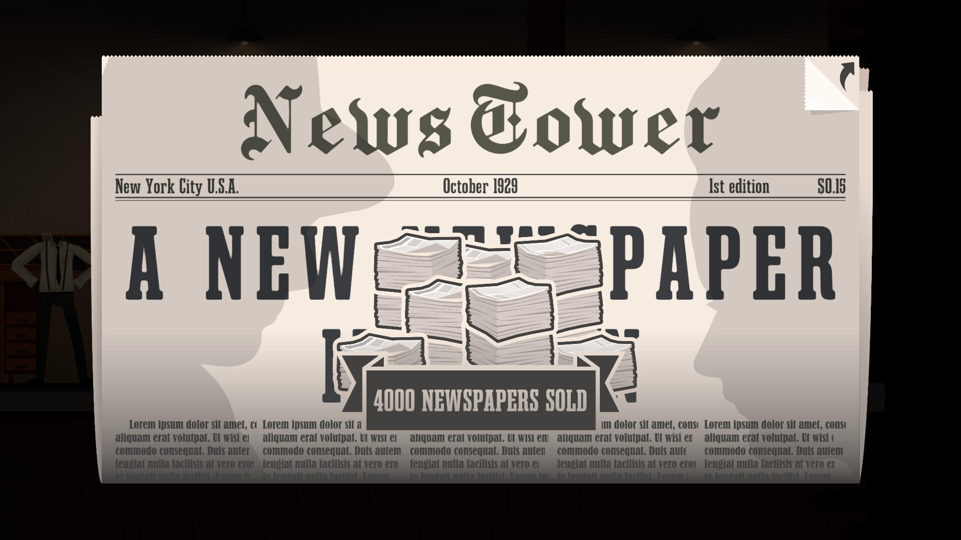 News Tower screenshot game