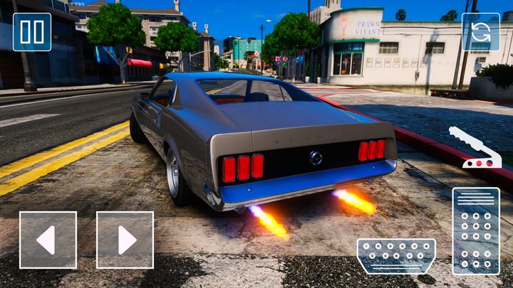 Jogo de corrida de carro Ford Mustang versão móvel andróide iOS