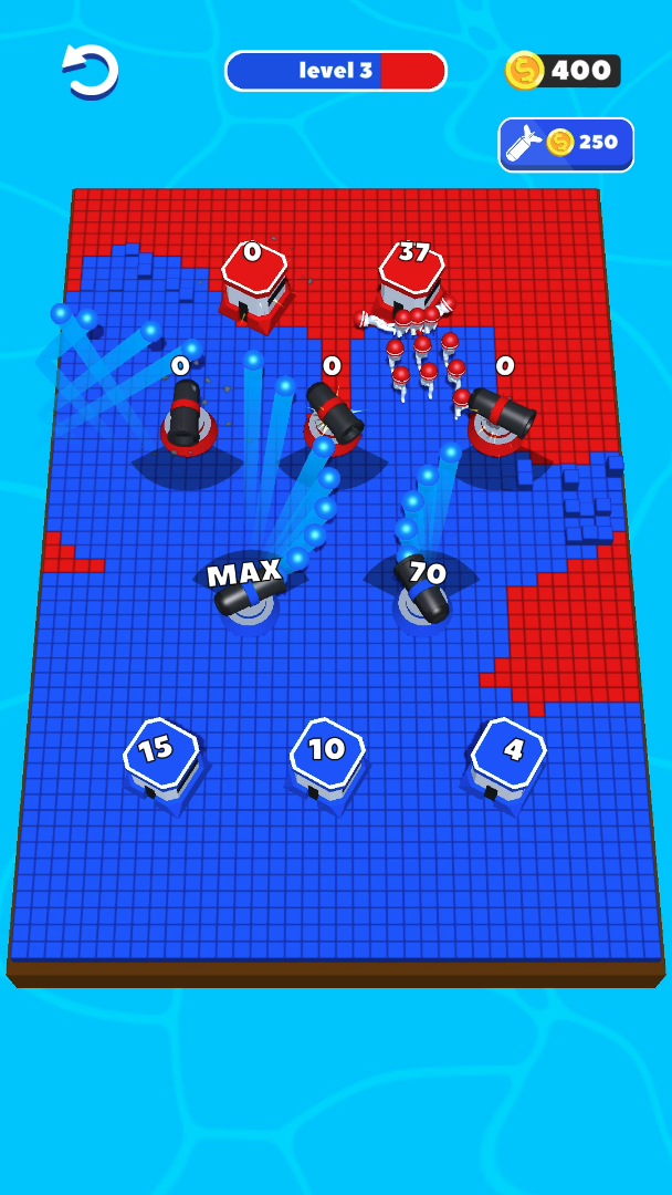 Tower Fields Game Screenshot