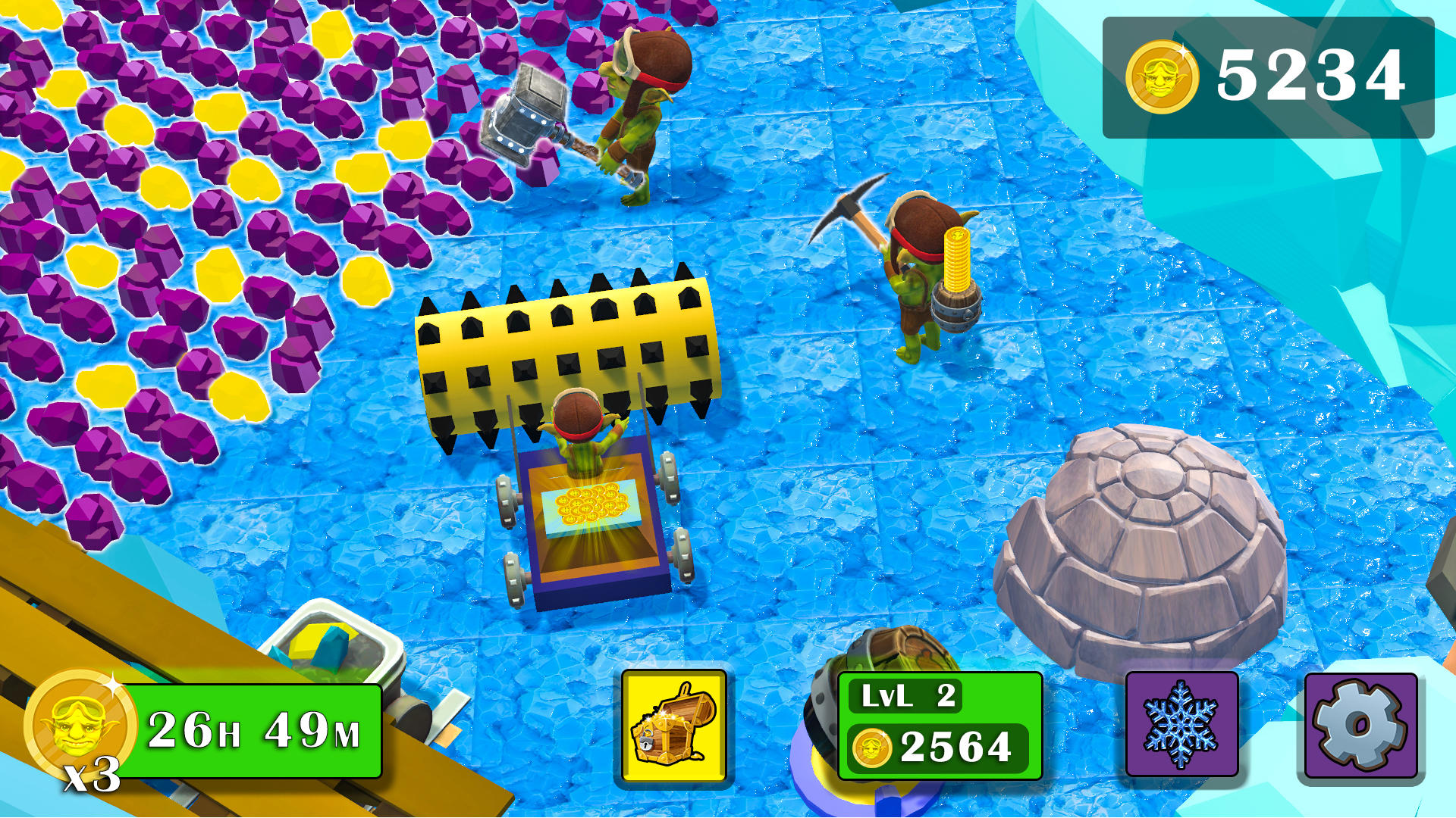 Screenshot 1 of Trò chơi khai thác vàng yêu tinh nhàn rỗi 1.1