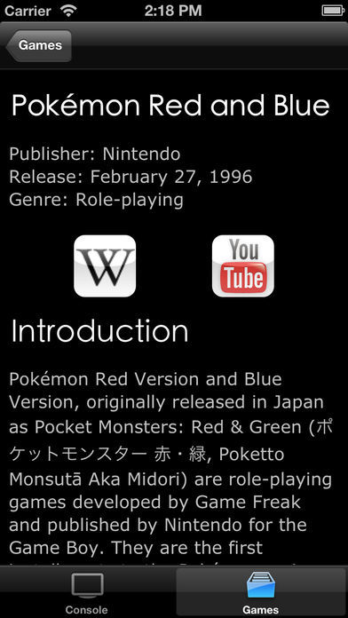 GB Console & Games Wiki screenshot game