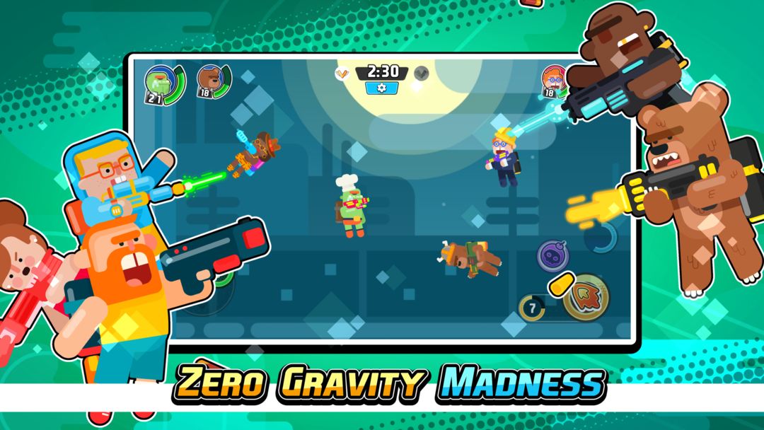 Screenshot of Gravity Brawl: Hero Shooter