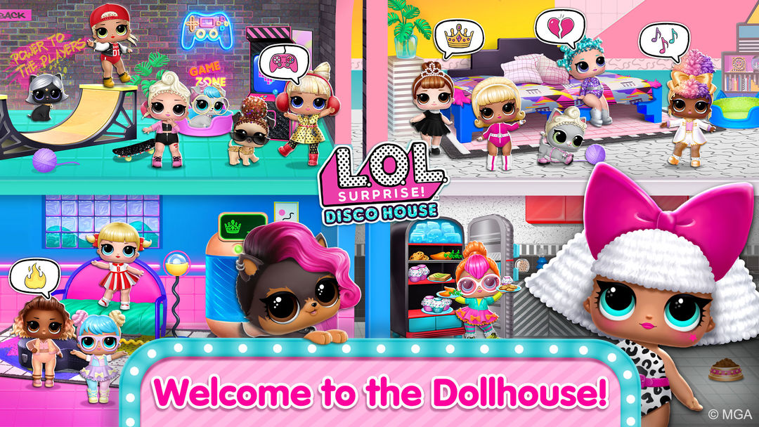 L.O.L. Surprise!迪斯可好室 – 收集娃娃遊戲截圖