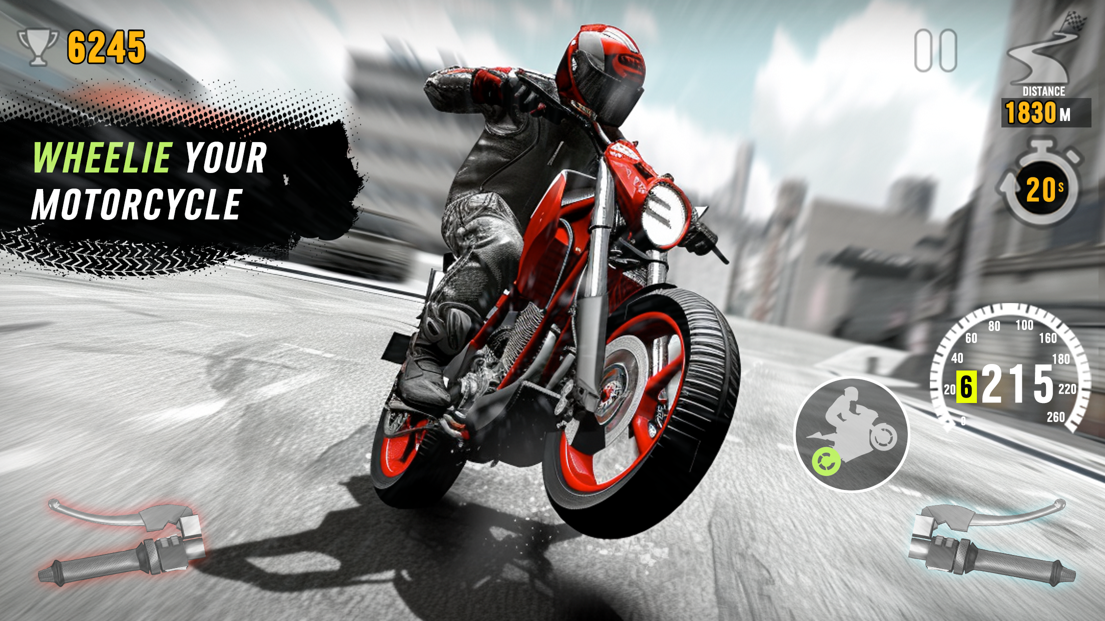 Motor Tour: Biker's Challenge Game Screenshot