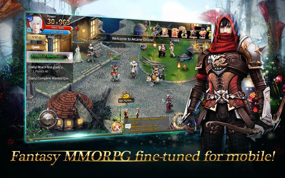 Screenshot 1 of Arcane Online - Best 2D Fantasy MMORPG 