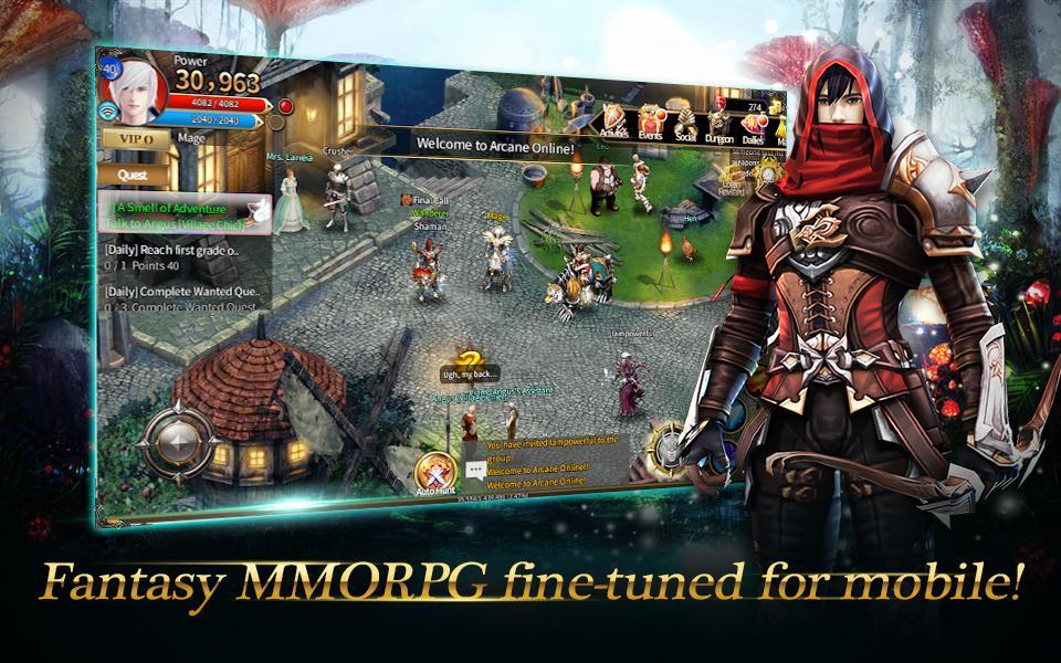 Arcane Online - Best 2D Fantas Game Screenshot