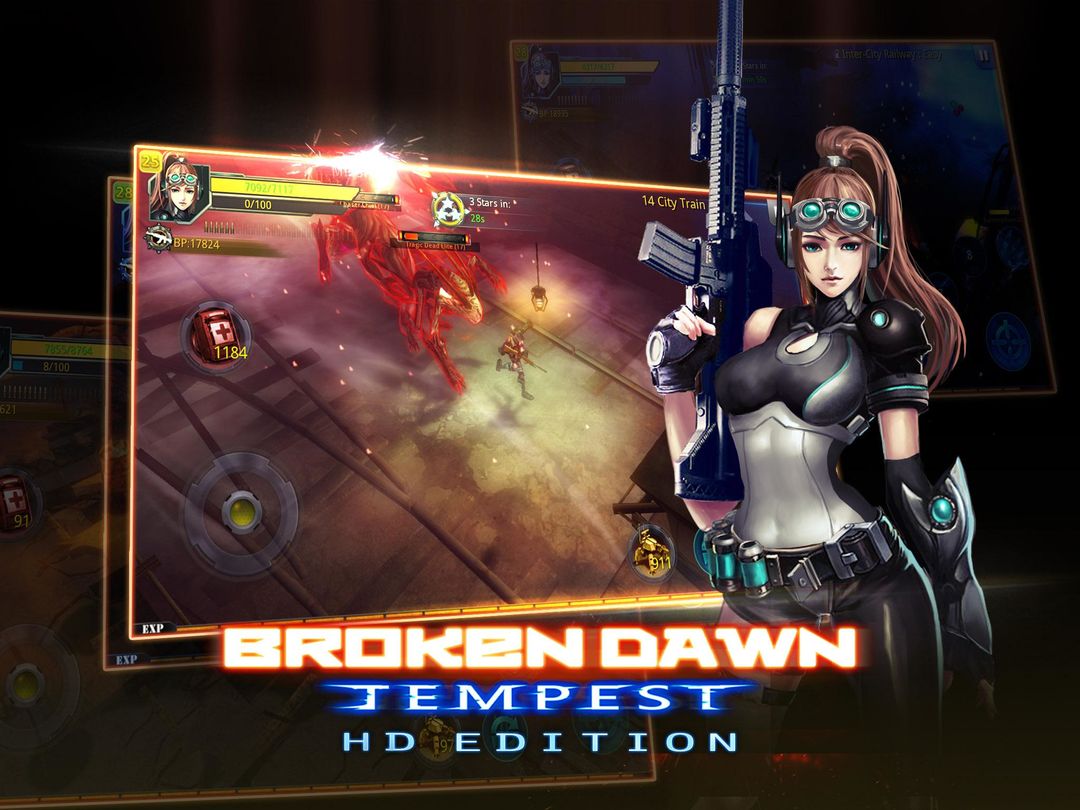 Broken Dawn:Tempest HD 게임 스크린 샷