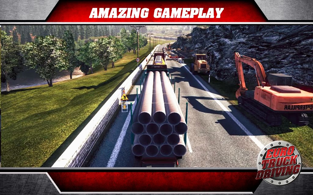 Screenshot of Euro Truck Driving : Cargo Delivery Simulator Game