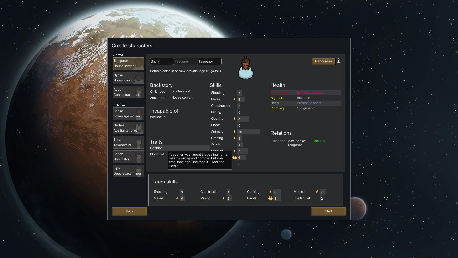Screenshot of RimWorld