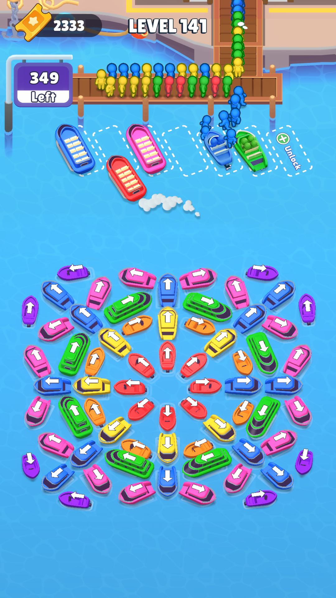 Boat Craze: Traffic Escape Game Screenshot