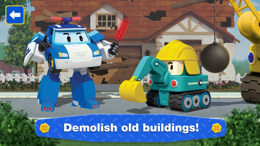 Screenshot of Robocar Poli: Builder! Games for Boys and Girls!