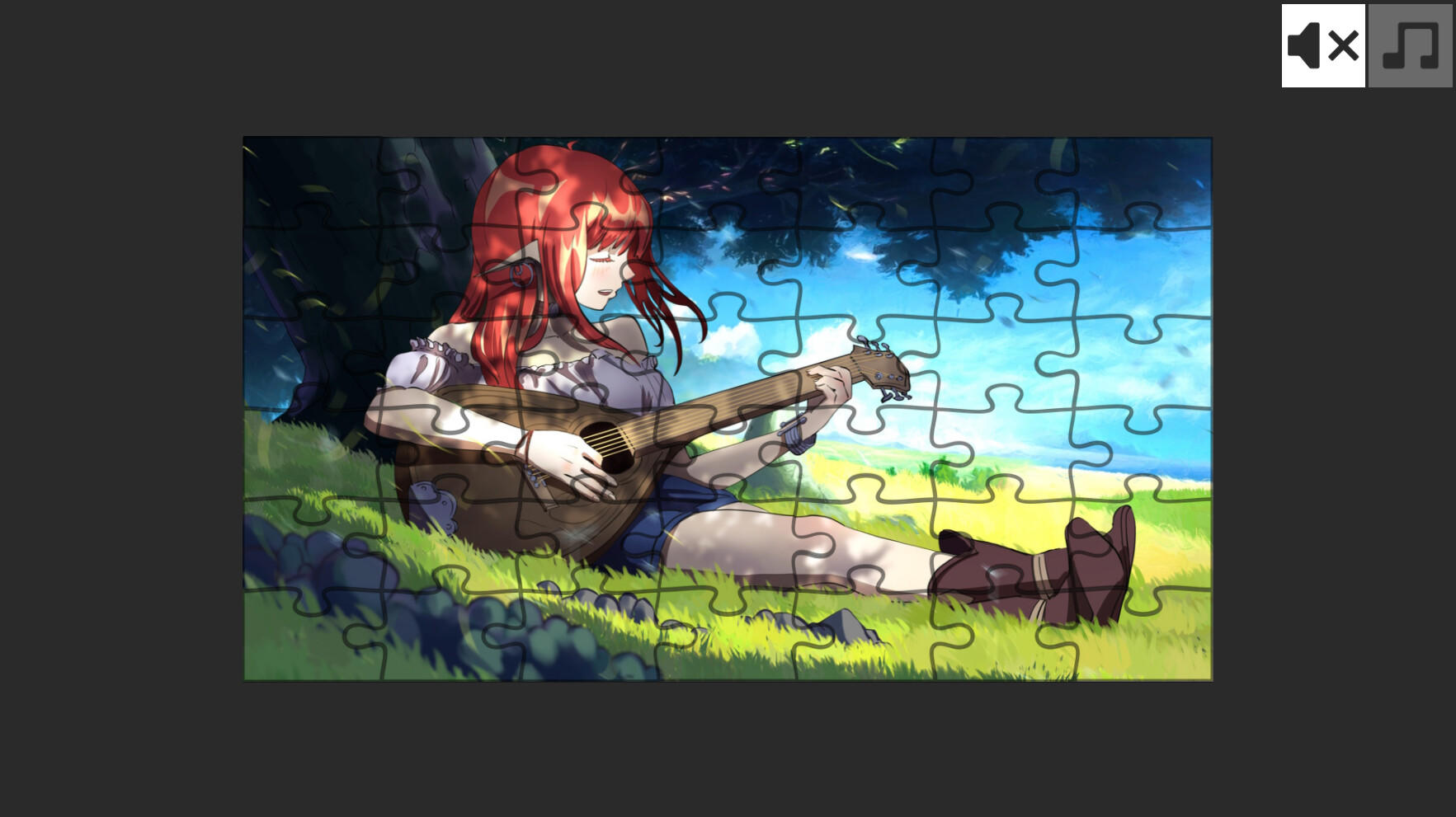 Скриншот игры Jigsaw Puzzle - Anime Girls
