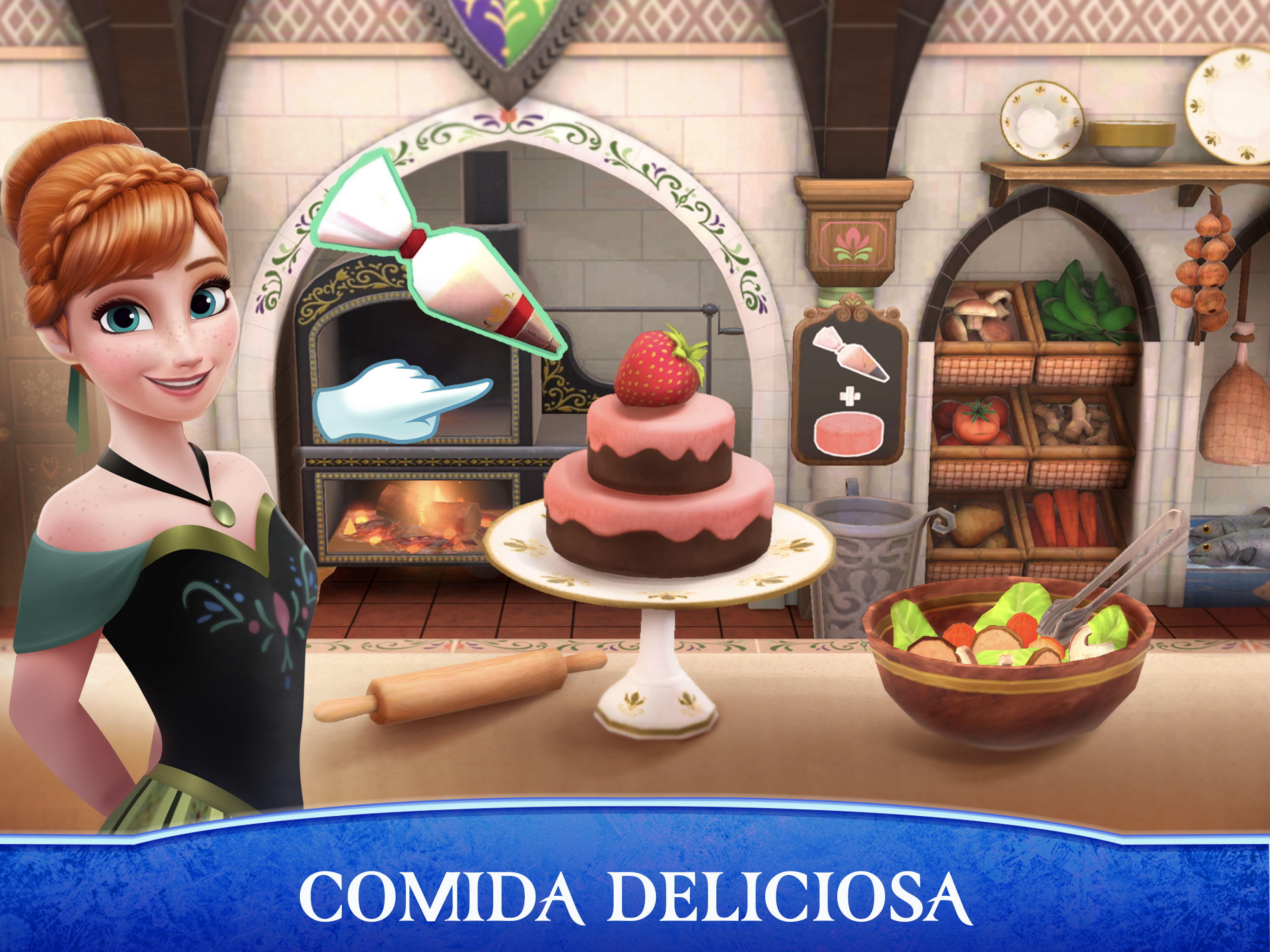 Captura de Tela do Jogo Disney Frozen: Castelo Real