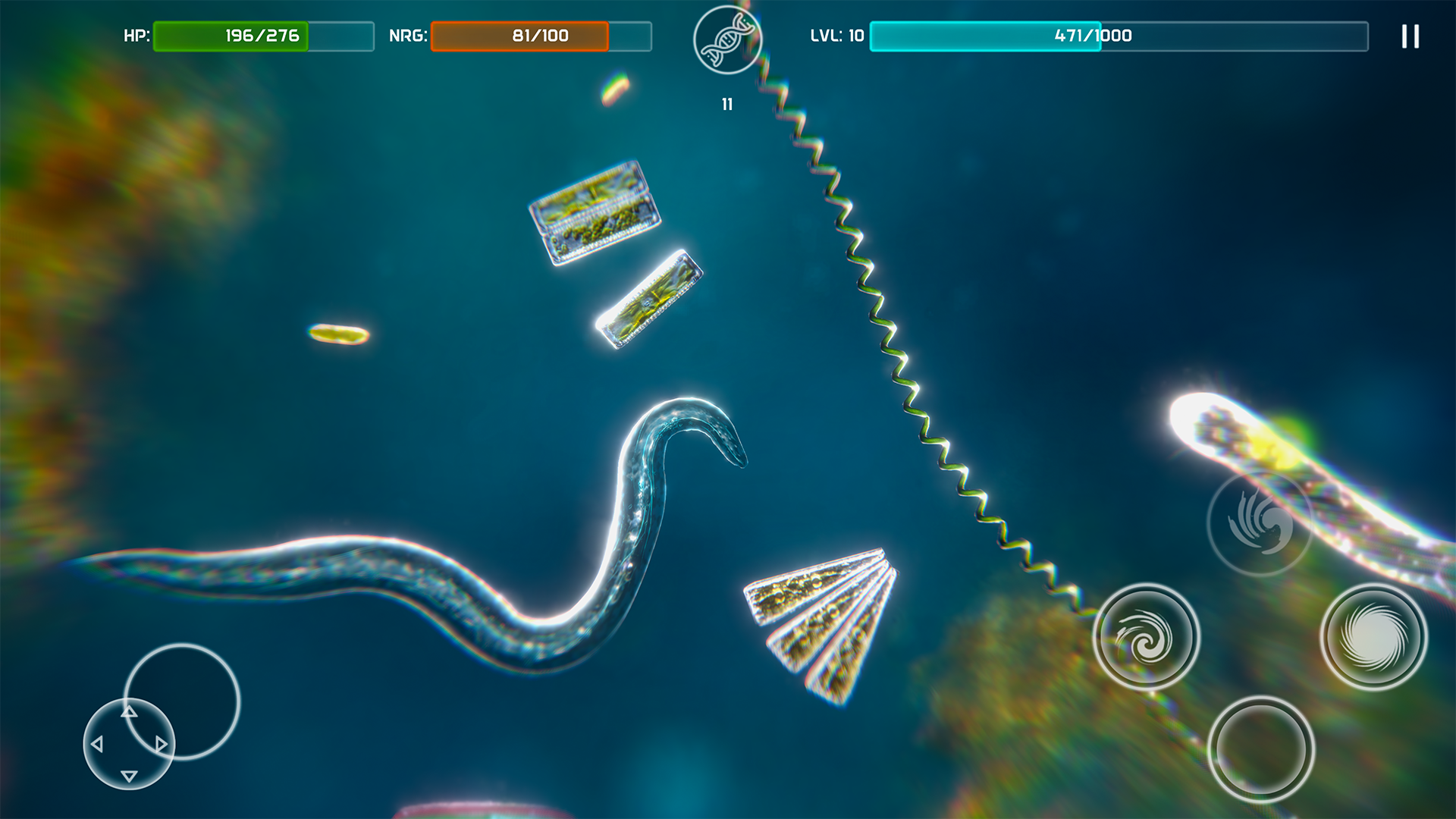 Screenshot 1 of Bionix- Spore Evolution Sim 3D 55.31
