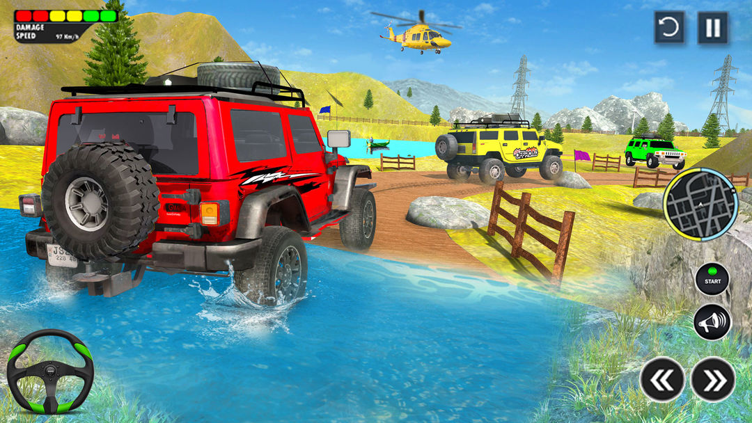 Offroad Jeep Driving Car Games screenshot game